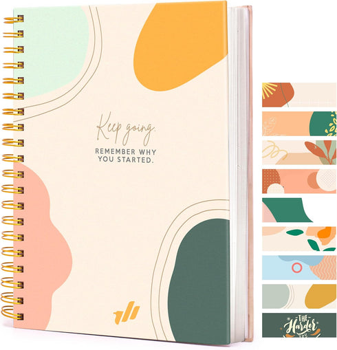 Journals For Writing - 10.25" X 7.25", 300 Pages, Hardcover Spiral Notebook, College Ruled, Women's Journal, Spiral