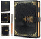 WEMATE Locked Journal with Pen & Gift Box, A5 260 Pages, Refillable,