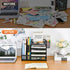 Marbrasse Desk Organizer with File Holder, 5-Tier Paper Tray Organizer with Drawer and 2 Pen Holders for Office Supplies