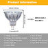 ALIDE MR16 LED Bulbs 5W, 2700K Soft Warm White, 12V Low Voltage, GU5.3 Bulb Spotlights, 6 Pack, Not Dimmable