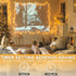 132FT 400 8 LED Christmas Lights Outdoor, Modes Clear Wire Christmas String Lights Indoor, Plug in Twinkle Fairy Light