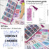 Spanish Bible Tabs for Women - Laminated Purple Catholic Spanish Bible Indexing Tabs, Large Print, 90 Tabs Total