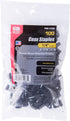 Gardner Bender PSB-100B Low-Voltage Cable Staple, CAT6, RG-59, RG-6, 1/4", Black