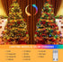 33ft 100 JMEXSUSS LED Color Changing String Lights Plug in, Warm White & Multicolor Christmas Tree Lights Indoor