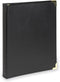 Samsill Classic Collection Executive Presentation 3 Ring Binder, Half Inch, Brass Round Ring, Holds 100 Sheets, Black