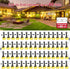 26Ft ST38 Lights,12+1 LAMPHOME Outdoor Yellow String Lights, Connectable Waterproof Patio Shatterproof LED Hanging