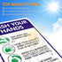 Hand Washing Sticker, 10 Pack 10" x 7" Decals, Please Wash Your Hands Self-Adhesive Vinyl Sign for Indoor & Outdoor