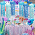 yorr Rope,10in Under The Sea Party Decorations,Jellyfish Paper Lanterns with Hooks and Hanging Jelly Fish for Mermaid
