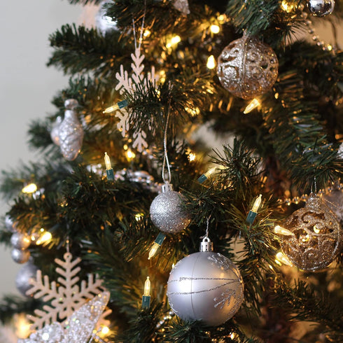 50 16 8 WATERGLIDE LED Outdoor Christmas Lights, FT Battery Operated Mini String Lights with Modes & Timer, Xmas Tree