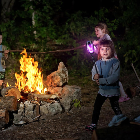 6 Pack Toodour Solar Torch Flame Lights, Solar Lights Outdoor with Flickering Flame, Waterproof Solar Pathway Lights