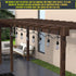 20 Lewufe PCS Light Hanger Hooks, Stainless Steel Outdoor String Lights Hooks for Christmas Lights, Patio Lights, Light