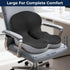 SSPATIOS Tailbone Seat Cushion, Office Chair Cushions for Relief, Seat Cushions for Office Chair with L-Shaped