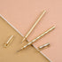 Bamboo Joint Brass Pen, Portable Delicate Signature Ballpoint Pen with Clip