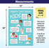 Safety Magnets ZOCO - 7 Healthy Daily Habits Poster for Kids, Laminated 12x18 Hygiene Chart for Classrooms