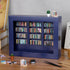 Anxiety Bookshelf Mini Books Display for Stress Relief and Fun Decor Small Decorative Miniature Library Potted Plants