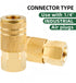 Yolass 1/4” NPT Air Hose Fittings, 10 Quick-link Air Hoses with 1/4" Brass Couplers for Professional Use