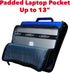 Case-it The Universal Zipper Binder, 2 Inch O-Rings, Holds up to 13 Inch Laptop/Tablet, Magenta LT-007