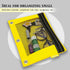 BAZIC Bright Color 3-Ring Pencil Pouch with Mesh Window