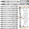 Chiisong 50 Sets Bridal Shower Favors for Guests Wedding Pens Bulk with Thank