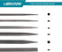 Libraton Needle File Set, 6PCs Interchangeable Small Files for Precision Metal Work and Woodworking