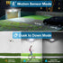 70W 7000LM IP65 6500K Olafus Motion Sensor Outdoor Light Plug in, Motion Flood Light Dusk to Dawn, LED Security Light