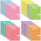 Oxford Spiral Notebook Wide Ruled, 24 Pack 1 Subject Notebooks, 8 x 10-1/2 Inch, 70 Sheets in 8 Pastel Colors