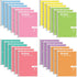 Oxford Spiral Notebook Wide Ruled, 24 Pack 1 Subject Notebooks, 8 x 10-1/2 Inch, 70 Sheets in 8 Pastel Colors