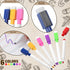 SATINIOR 6 Pieces Magnetic Dry Erase Chore Chart for Kids with 6 Chalk Markers Fridge Calendar Whiteboard