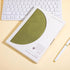 CAGIE Leather Journal for Women, Lined, 192 Pages, 5.9"x8.5", Green, with Buckle Closure, 100 GSM