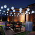 Joomer Solar String Lights Outdoor, 65FT 100LED Globe String Lights 8 Lighting