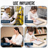 Essex Wares 6 Pack, Black Dry Erase Pocket Document Protectors, 10" x 13.5" - Reusable Plastic Sleeves