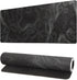 Topographic Contour Extended Big Mouse Pad, 27.6x11.8 Inch Gaming Desk Pad with Non-Slip Base and Stitched Edge