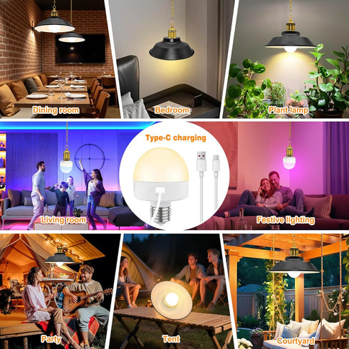 Puanticn 100 cm 23x7cm Portable Battery Operated Pendant Light, Rechargeable Pendant Lamp with Remote, Removable Black
