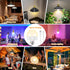 Puanticn 100 cm 23x7cm Portable Battery Operated Pendant Light, Rechargeable Pendant Lamp with Remote, Removable Black