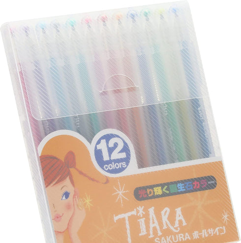 Sakura Ballsign Tiara, Birthstone Color 12 Color Set (PGB12TN)