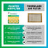 Filterbuy 13x21.5x1 Air Filter MERV 11 Allergen Defense (1-Pack), Pleated HVAC AC Furnace Replacement (Actual Size: