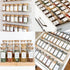 GPOVVIMX 191 Spice Jar Labels Preprinted Minimalist Stickers - White Waterproof Label - Fit Round or Rectangle Spice
