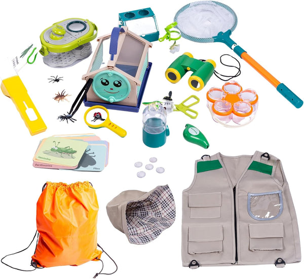 MAVE SPARKS Kids Bug Catching Kit 63 PCS Bug Catcher Kit with Bug Cage,