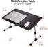 8AMTECH Lap Desk for Laptop, Ajustable Laptop Table with Cooling Fan Office Desk for Lap-top, Working, Reading