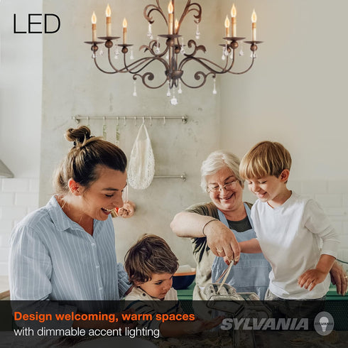 Sylvania 79580 1 LED Bulb, Medium Base, Amber