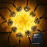33FT 100LED 8 Solar String Lights Outdoor Waterproof,Globe Solar Fairy Lights Outdoor with Modes,Moroccan String Lights