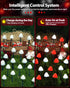 OZS 2PK 32LED 55FT 8 Red and White Christmas Decorations Mushroom Solar Lights, Christmas Lights Outdoor with Lighting