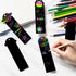 CY2SIDE 72PCS 9 Solar System Planets Scratch Bookmarks for Kids, Outer Space Theme Scratch Card Craft Kits, Galaxy Star
