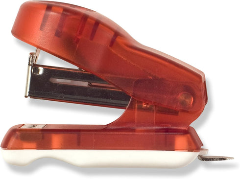 Officemate Mini Stapler with 1000 Standard Staples, Assorted Colors - Red/Blue/Green/Purple (97753)