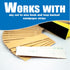 Sanding Mouse Mini Detail Sander with 50 Pre-Cut Gold Sanding Strips, 10 Each of Grits: 80, 120, 150, 220, 400