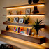 MEWOR 16.4ft, 3000K Dimmable, COB LED Strip Light with Remote, Warm White LED Lights for Mirror, Under Bed, Stair