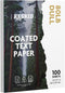 Double-Sided Dull/Matte Digital C2S Paper – Perfect for Color Laser Printing, Design Proposals, Flyers, Brochures | 8.5 x 11 | 80lb Dull Text (32lb Bond) | Dull/Matte Coated | 100 Sheets