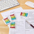 Colarr 10 Pack Sign Here Tabs, 1000 Pieces Sign Here Stickers Flags for Office Notebook Annotating Books Notary Books