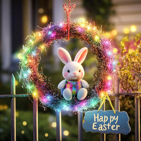 300 100 8 Dazzle Bright LED Easter String Lights, FT Colorful Connectable Waterproof String Lights Clear Wire