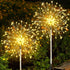 suddus Solar Garden Lights Outdoor Waterproof Decorative, 2Pack 150LED Firework Lights, Solar